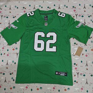 Jason Kelce Philadelphia Eagles Green Jersey No. 62